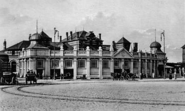 Rostock Hauptbahnhof um 1920